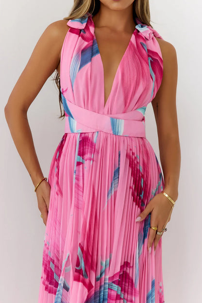 Attention Is Yours Maxi Dress Pink