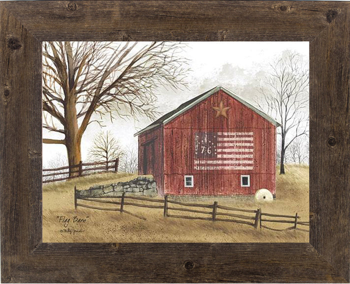 18x14" 1" Frame / Natural Brown