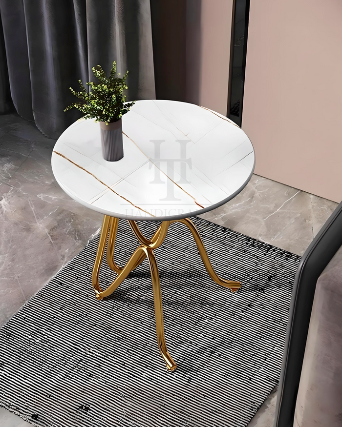 Golden Serve Side Table