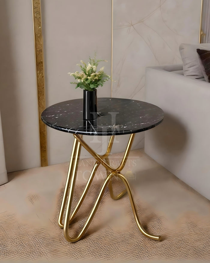Golden Serve Side Table