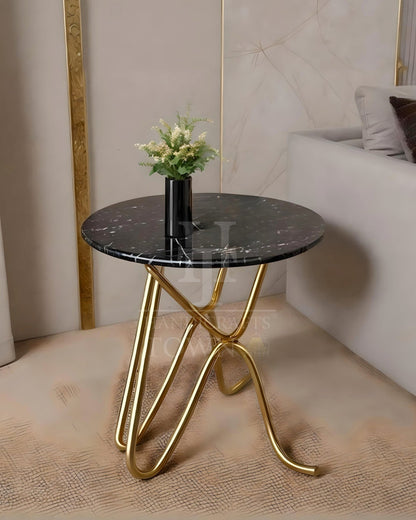 Golden Serve Side Table