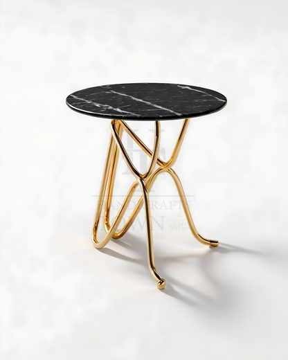 Golden Serve Side Table