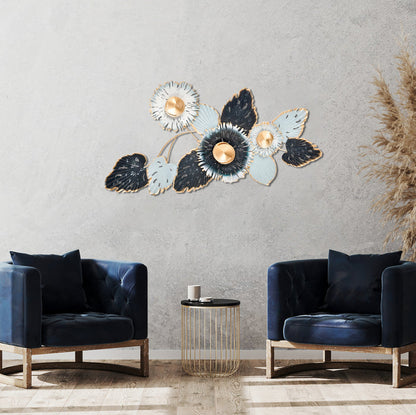 Green Leaf Metal Wall Art
