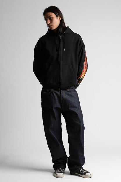 Hoodie Zip Boxy Cinderfall