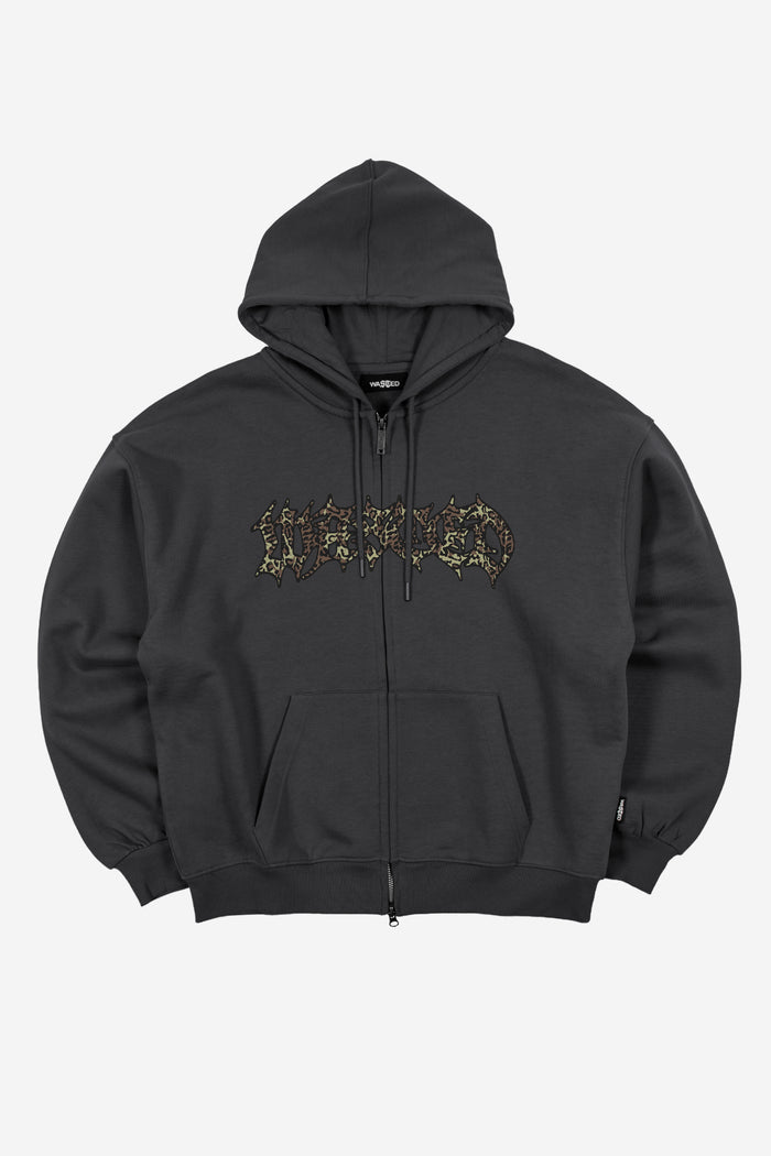 Hoodie Zip Cheetah