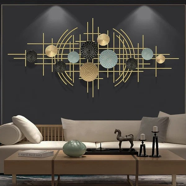 HT Gold Metal Wall Art