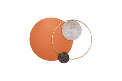 Interconnected Metal Circle Wall Art