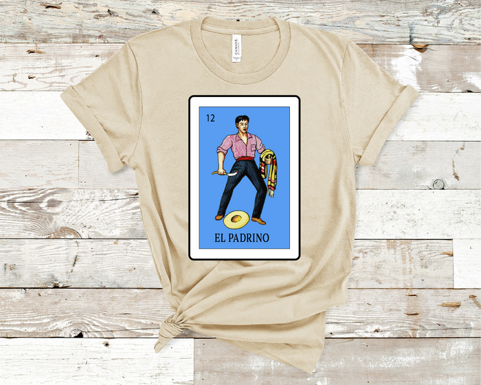 Loteria El Padrino, T-shirt, El Padrino shirt, godfather shirt (HTV)