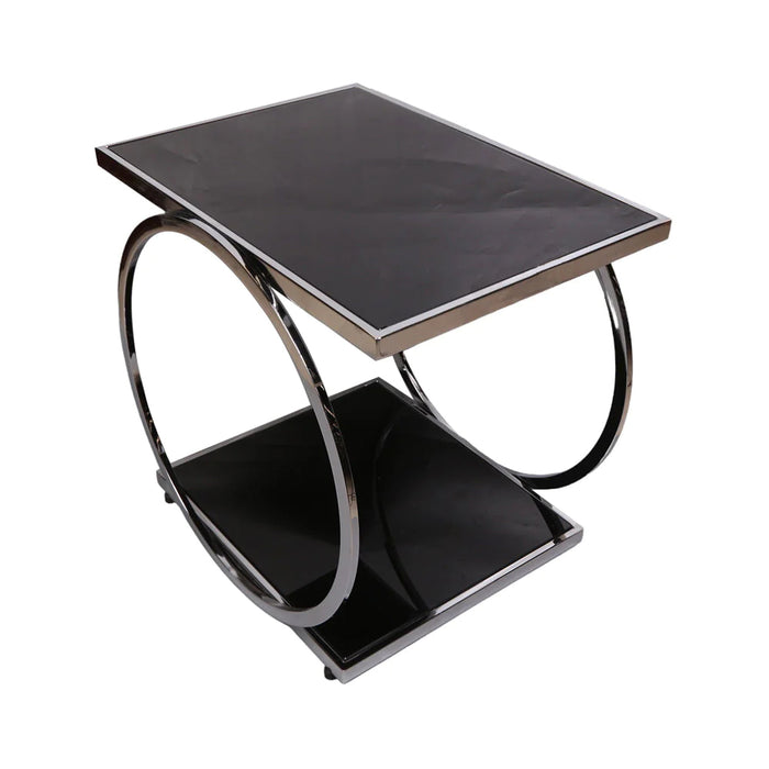 Marbleous Metal Side Table