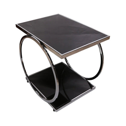 Marbleous Metal Side Table