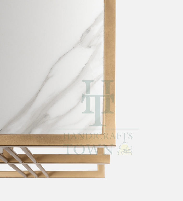 Metal Bedside table (Gold)