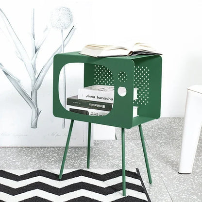Metal T.V Side table (Green)