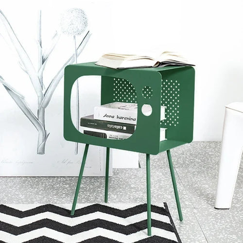 Metal T.V Side table (Green)