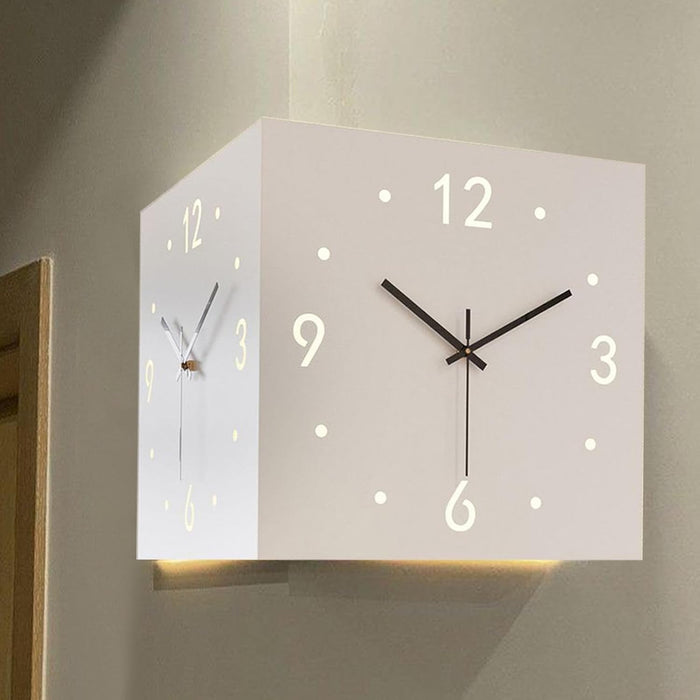Minimalist Glow Corner Clock
