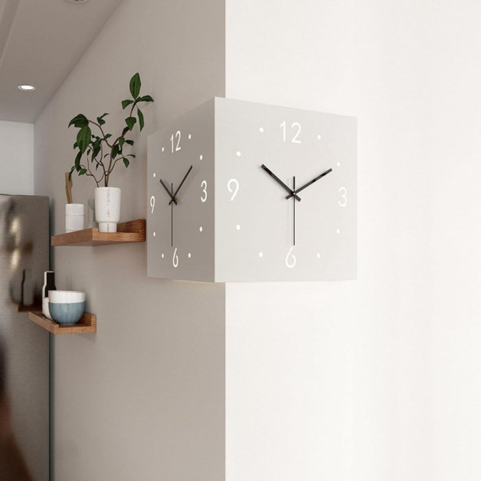 Minimalist Glow Corner Clock