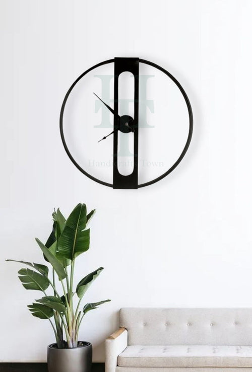 Modern Black Wall Clock
