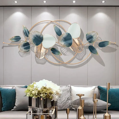 Modern Metal Leaves  Metal Wall Art