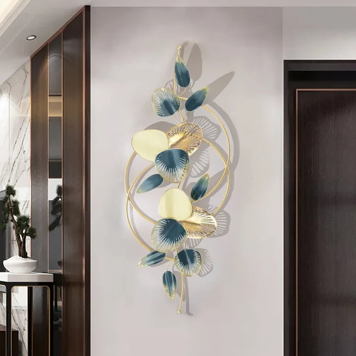 Modern Metal Leaves  Metal Wall Art