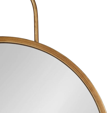 Moderne Gold Arch Wall Mirror