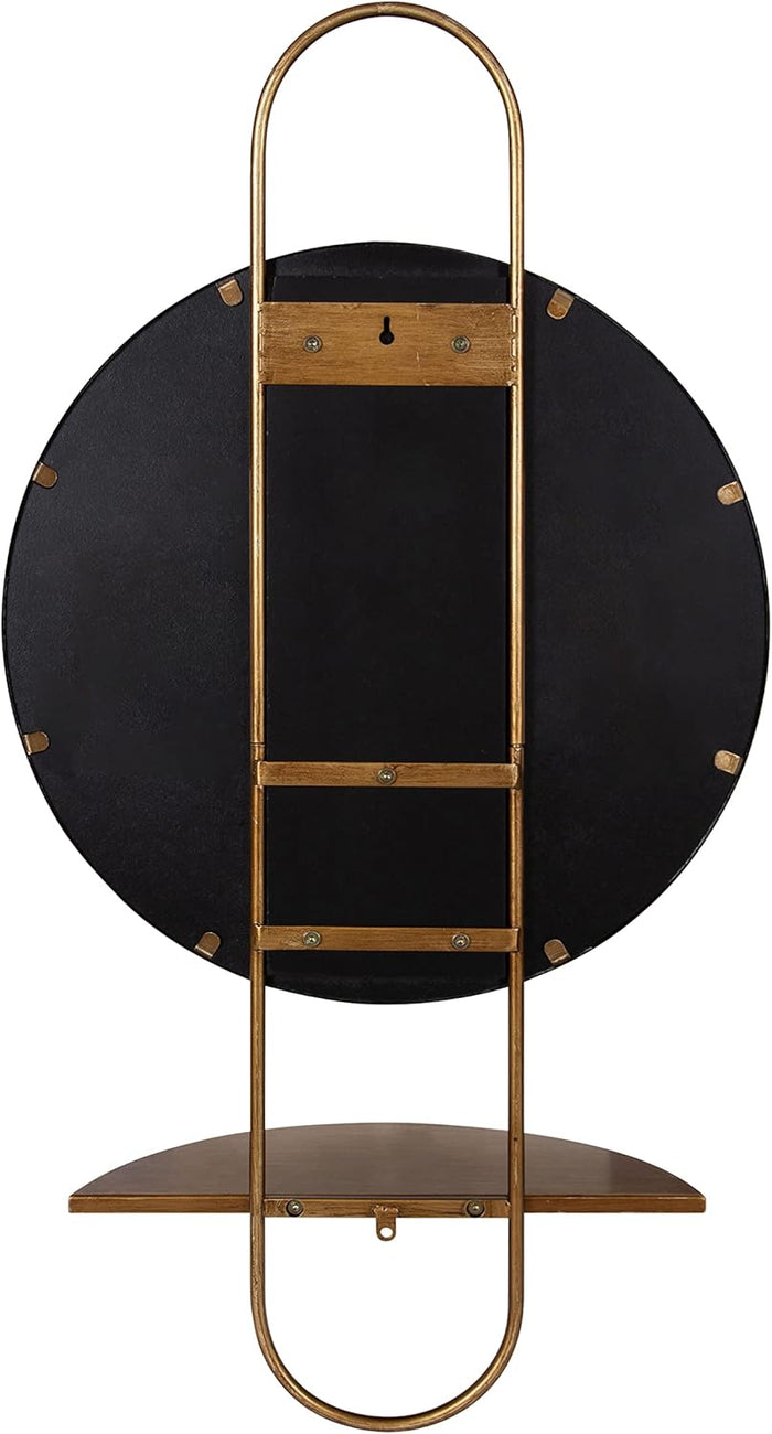 Moderne Gold Arch Wall Mirror