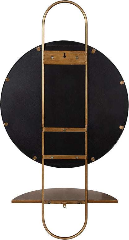 Moderne Gold Arch Wall Mirror