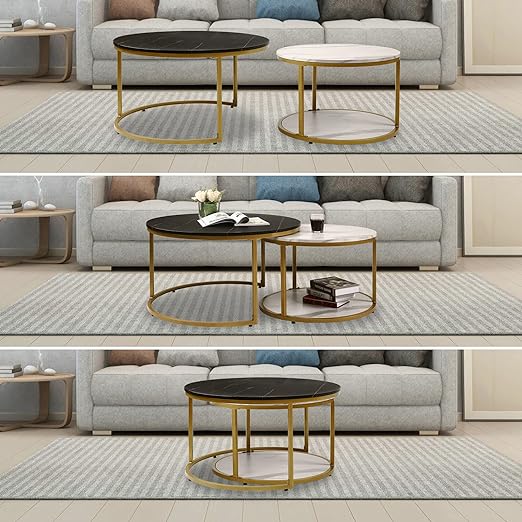Negro & Alba Nesting Coffee Table