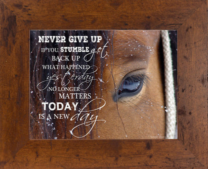 Never Give Up SSW9994 - Summer Snow Art