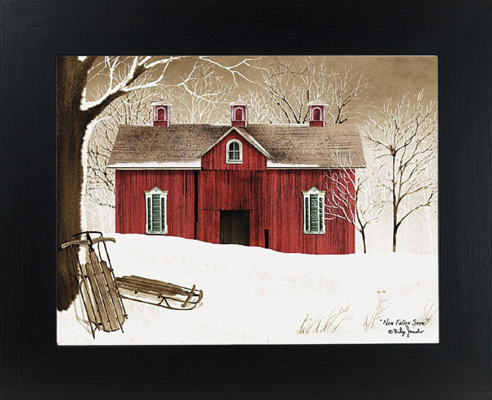 New Fallen Snow Framed Art by Billy Jacobs BJ1024 - Summer Snow Art