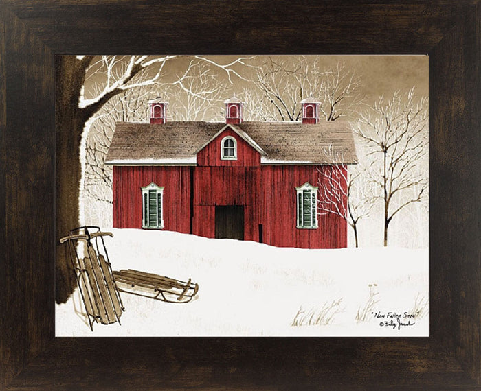 New Fallen Snow Framed Art by Billy Jacobs BJ1024 - Summer Snow Art