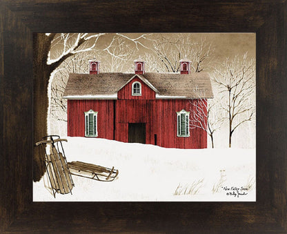 New Fallen Snow Framed Art by Billy Jacobs BJ1024 - Summer Snow Art
