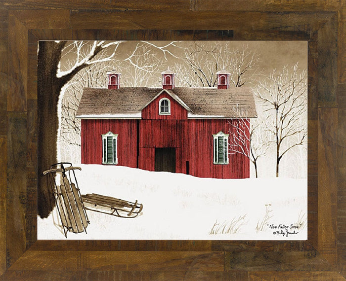 New Fallen Snow Framed Art by Billy Jacobs BJ1024 - Summer Snow Art