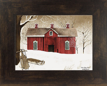 New Fallen Snow Framed Art by Billy Jacobs BJ1024 - Summer Snow Art