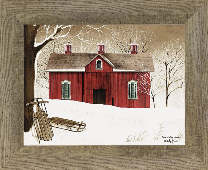 New Fallen Snow Framed Art by Billy Jacobs BJ1024 - Summer Snow Art