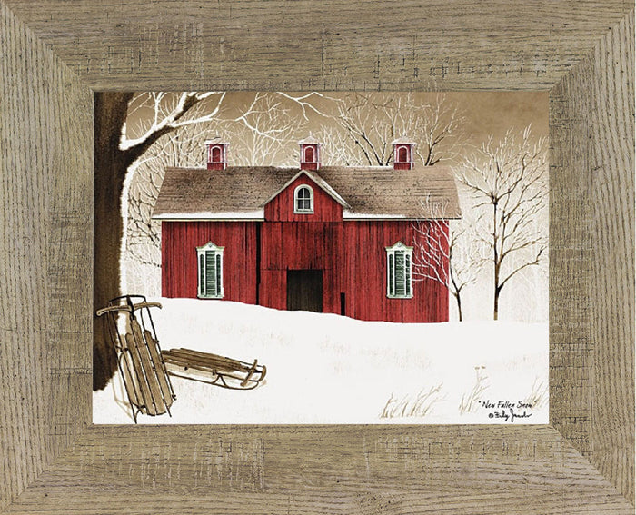 New Fallen Snow Framed Art by Billy Jacobs BJ1024 - Summer Snow Art