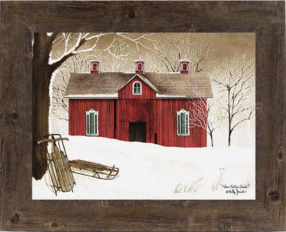 18x14 1" frame / Natural Brown