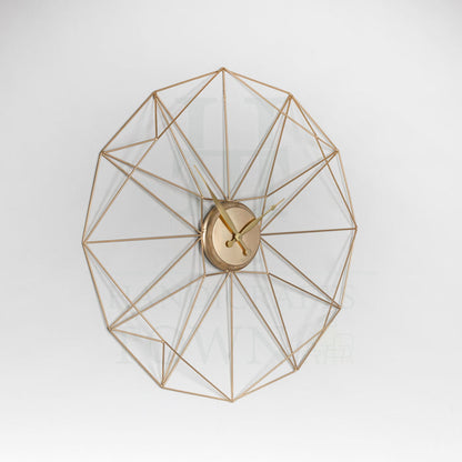 New Line Abstraction Wall Clock