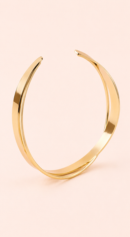 Seema Polished Wrap Arm Cuff Bracelet - Gold