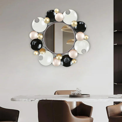 Plateful Pattern Wall Mirror