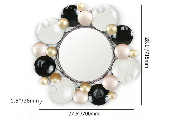 Plateful Pattern Wall Mirror