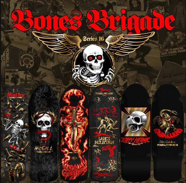 POWELL PERALTA BONES BRIGADE SERIES 16 SKATEBOARD DECK