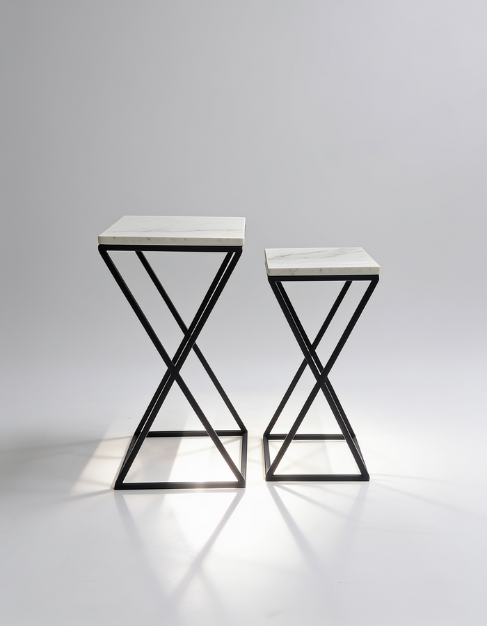 PrismFold Side Table Set