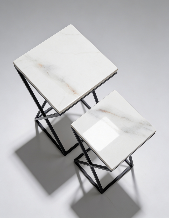 PrismFold Side Table Set