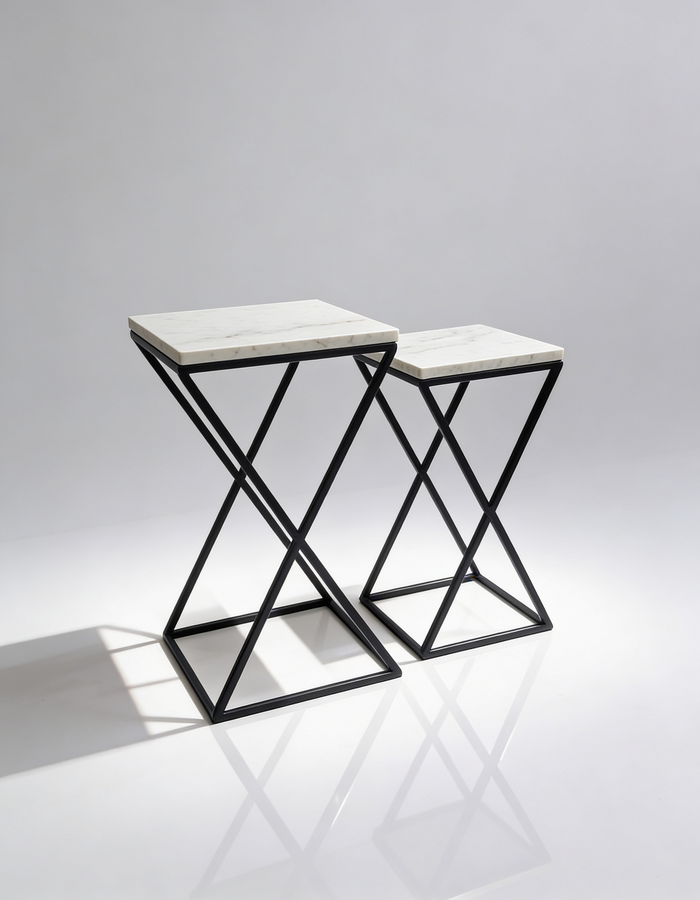 PrismFold Side Table Set