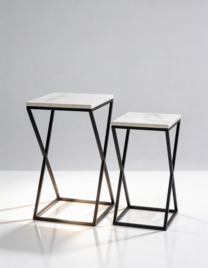 PrismFold Side Table Set