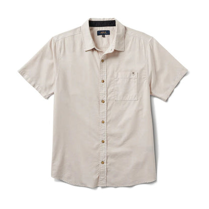 ROARK MADE TO FADE WOVEN SHORT SLEEVE MENS BUTTON DOWN
