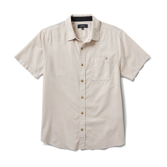 ROARK MADE TO FADE WOVEN SHORT SLEEVE MENS BUTTON DOWN