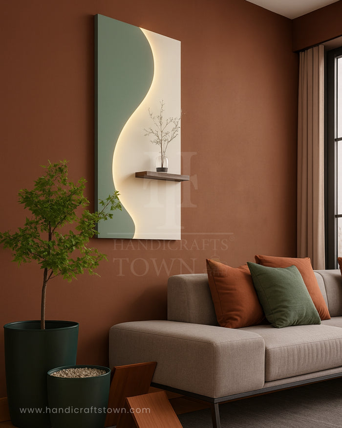 Sage Wave Wall Art