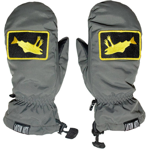 SALMON ARMS CLASSIC MITT LOGO GREY/YELLOW