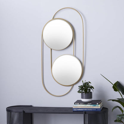 Sleek Looped Metal Mirror