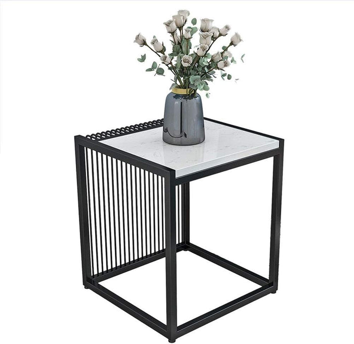 Sleek Marble Side Table